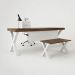 שולחן משרדי דגם X עבה