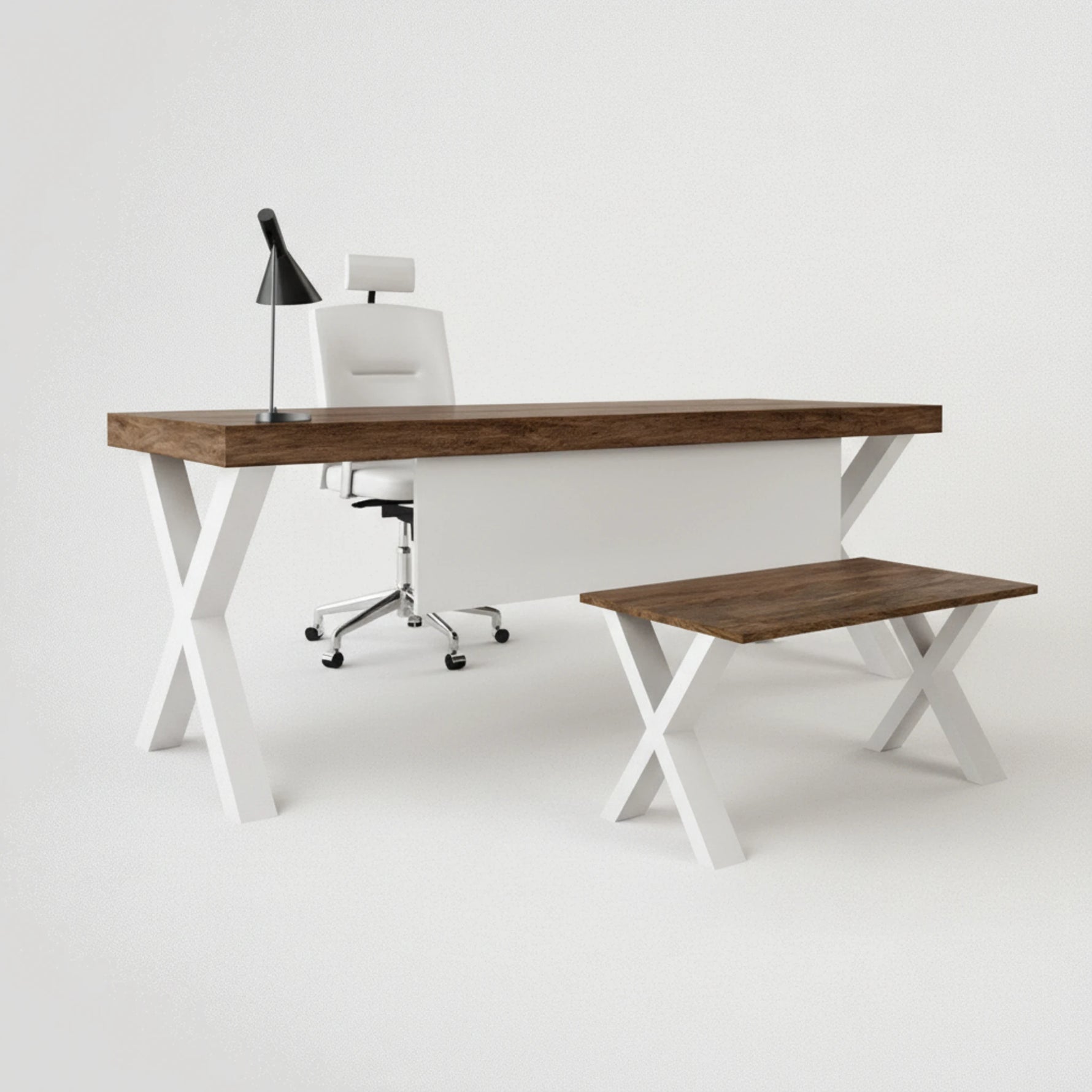 שולחן משרדי דגם X עבה