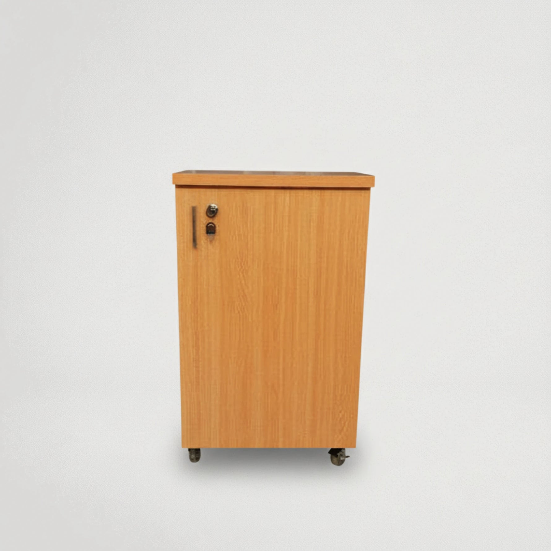 דגם ארון קלסרים קומות לפי מידה כולל גלגלים ומנעול