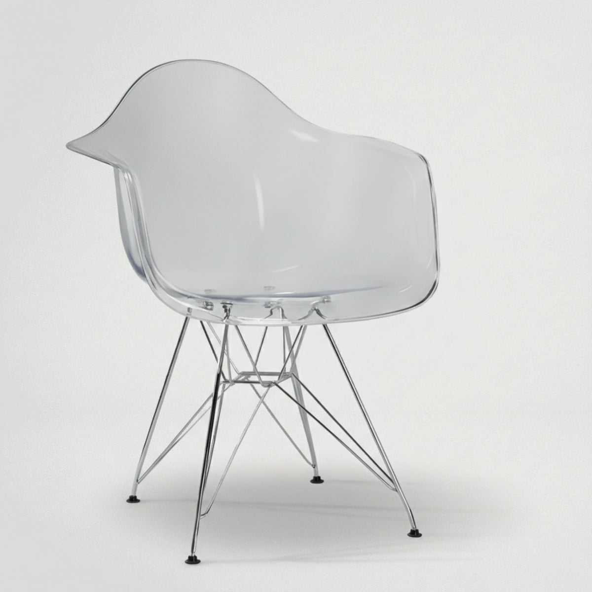 כיסא פלסטיק רגלי מתכת לפינת אוכל/אורח 5352300