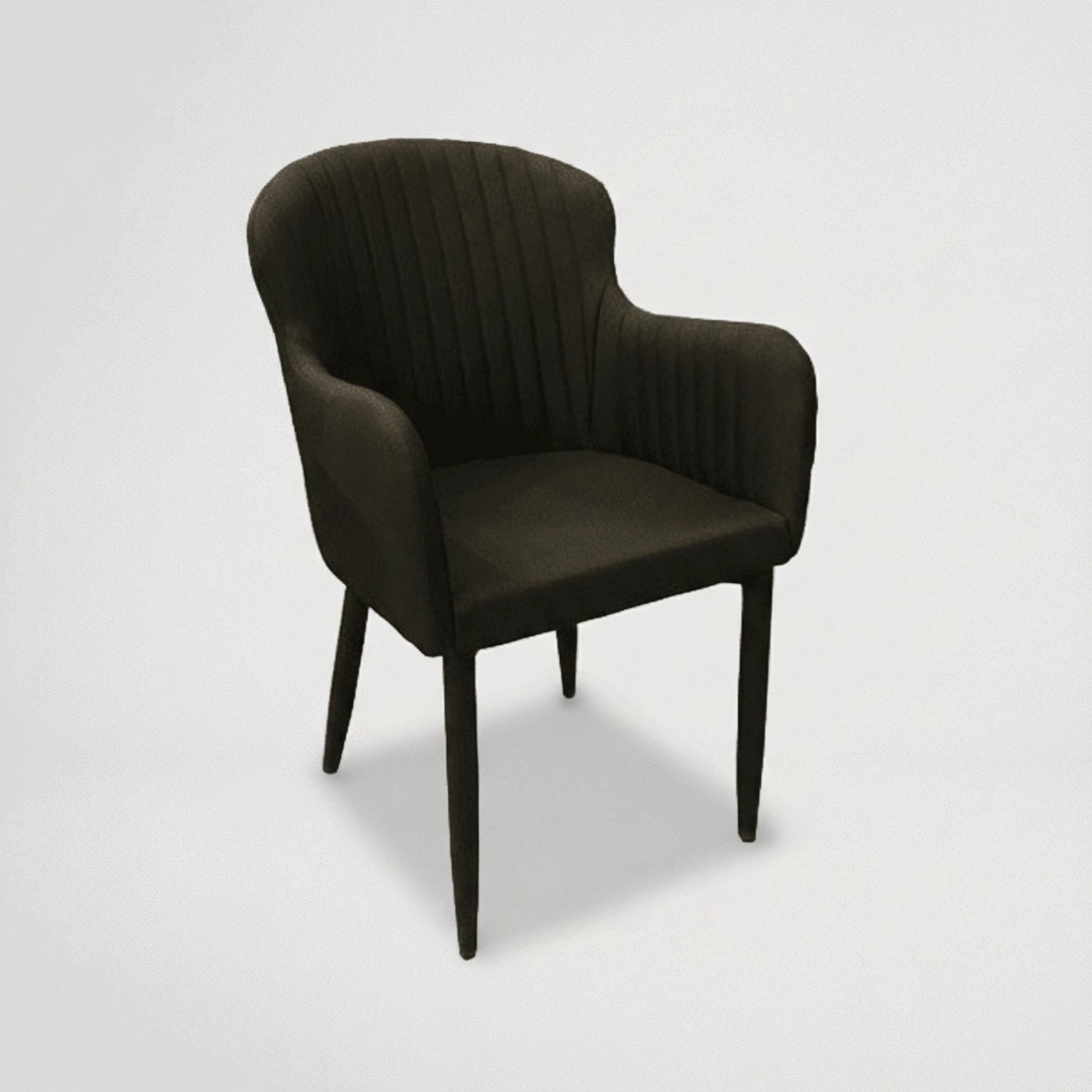 כסא לפינת אוכל מרופד רגלי עץ 55568