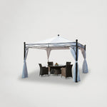 גזיבו לחצר מאלומיניום 3.5X3.5 דגם 77265