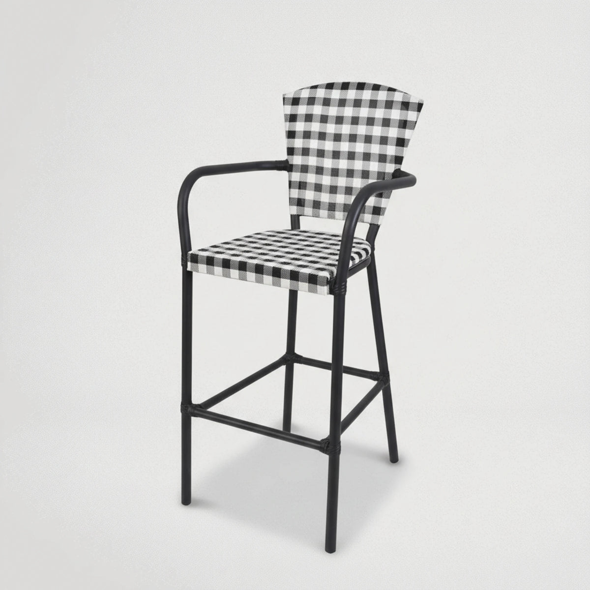 כיסא בר אלומיניום מתאים לבחוץ איכותי 55