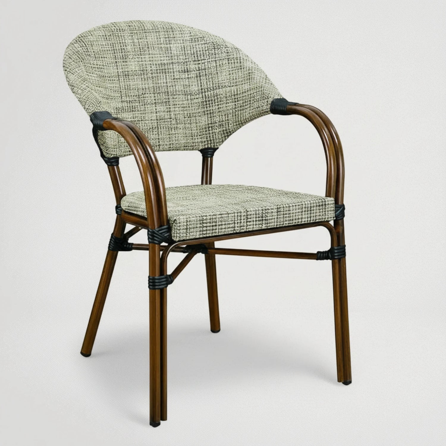 כיסא ראטן מעוצב עשוי אלומיניום דגם 5284