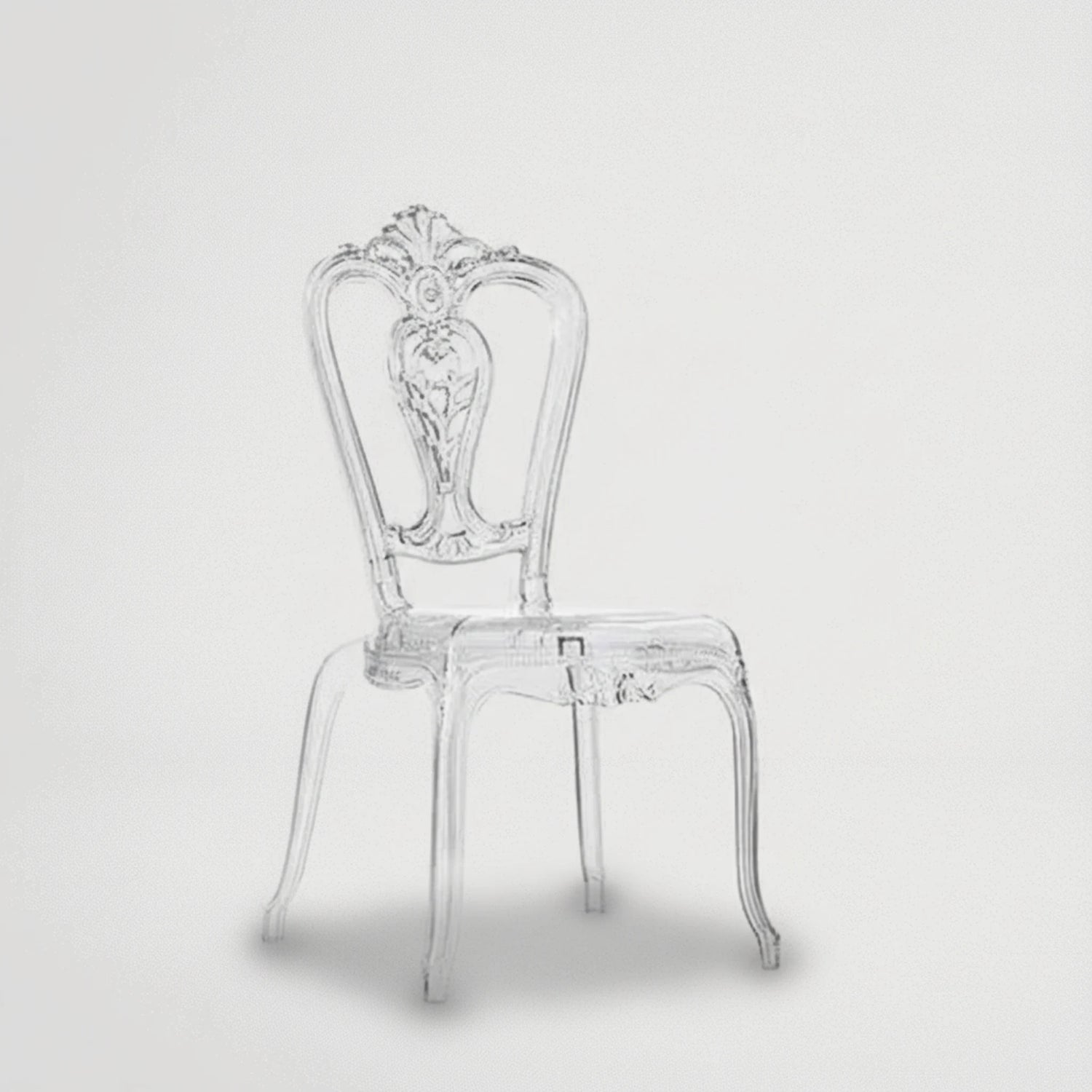 כיסא אולמות אירועים שקוף זכוכית 904