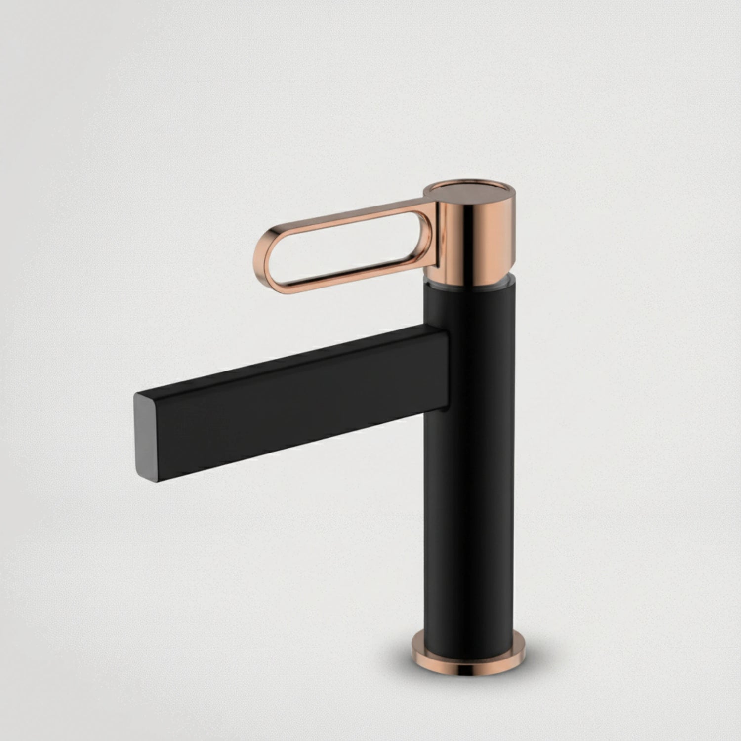 ברז פרח שחור עם זהב