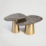 זוג שולחנות דגם גולד סטון