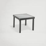 שולחן אלומיניום זכוכית 5545