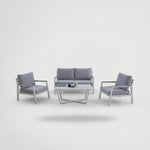 מערכת ישיבה מאלומיניום צבע לבן דגם 5310