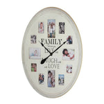 שעון קיר עץ+מסגרות לתמונה דגם 38840