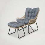 כיסא נוח עם הדום לגינה 7751