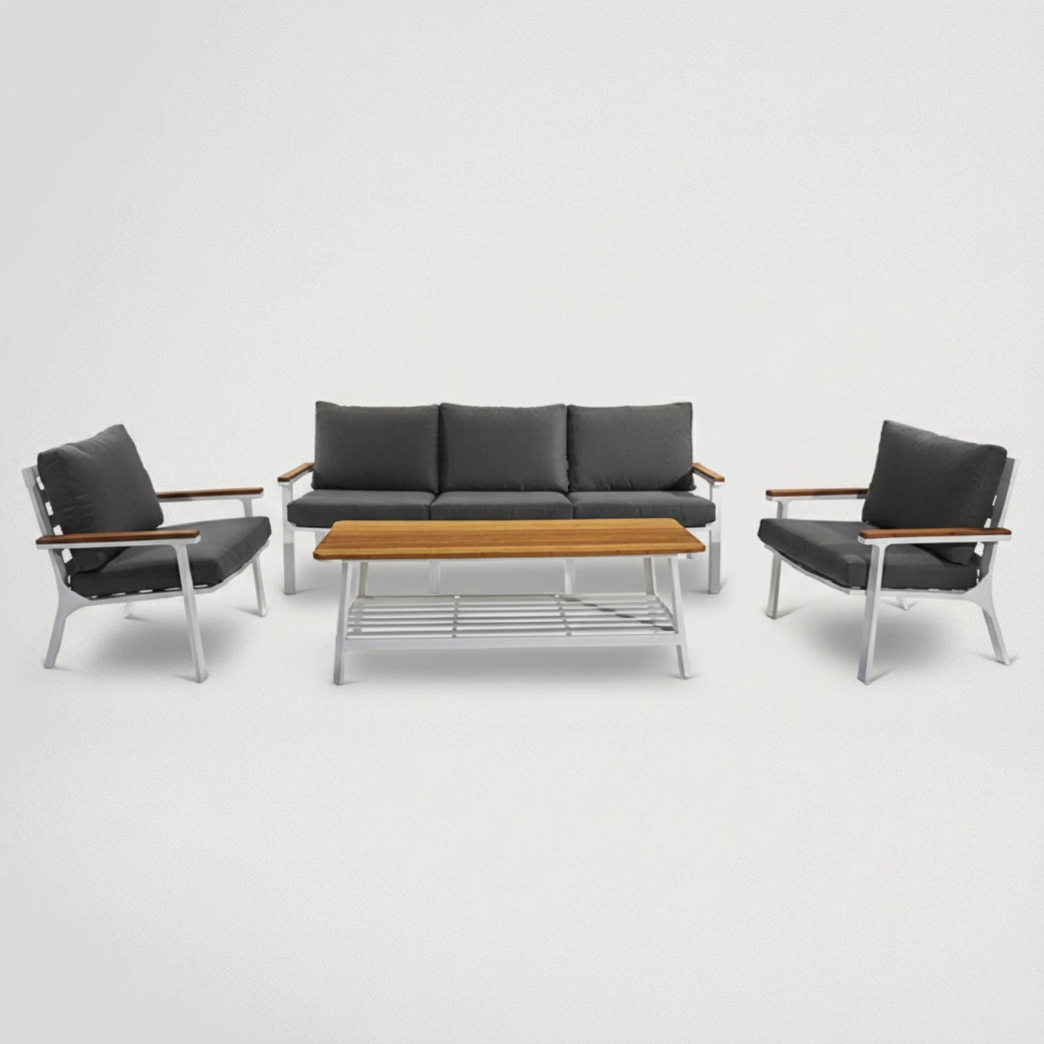 מערכת ישיבה תלת מושבית לגינה4654