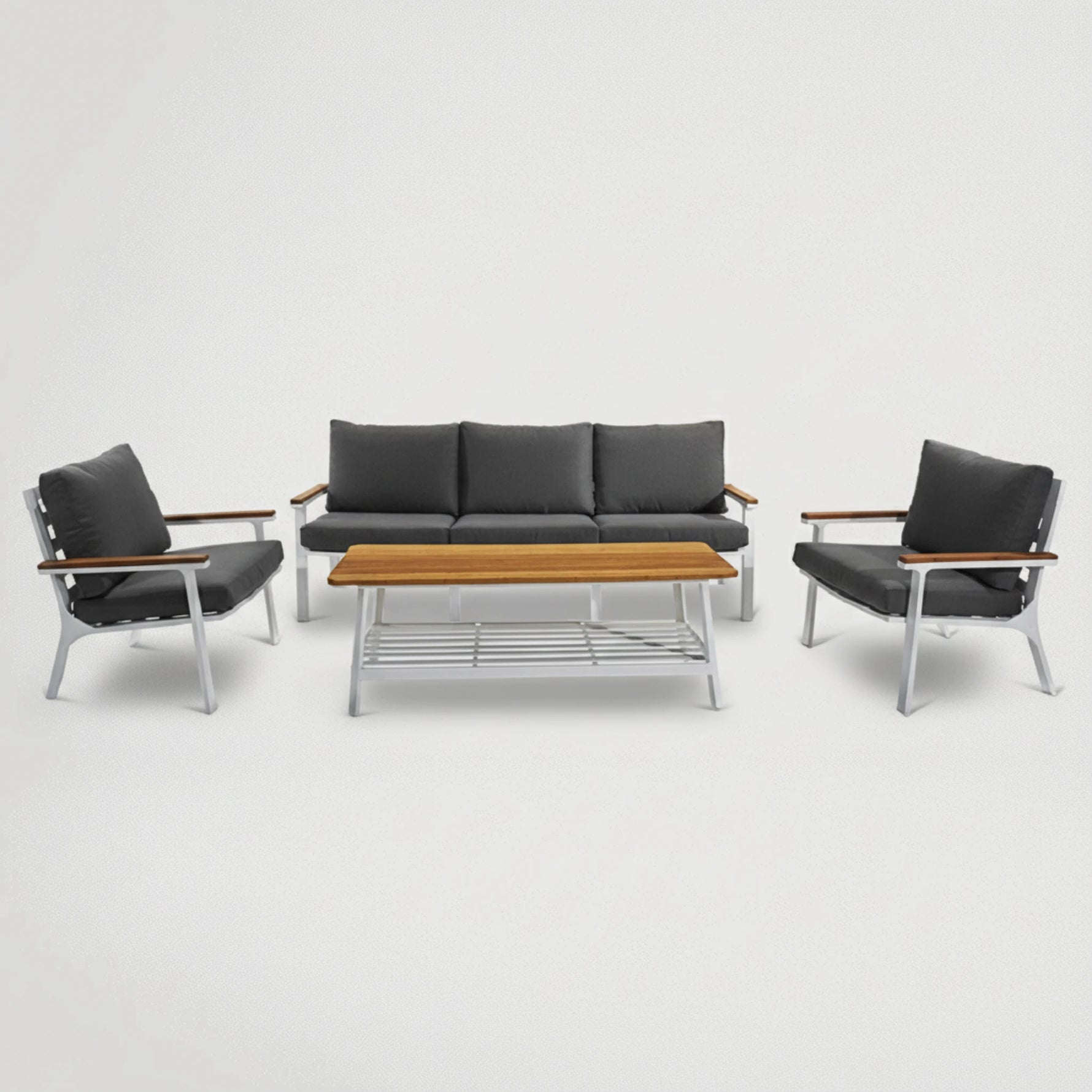 מערכת ישיבה תלת מושבית לגינה4654