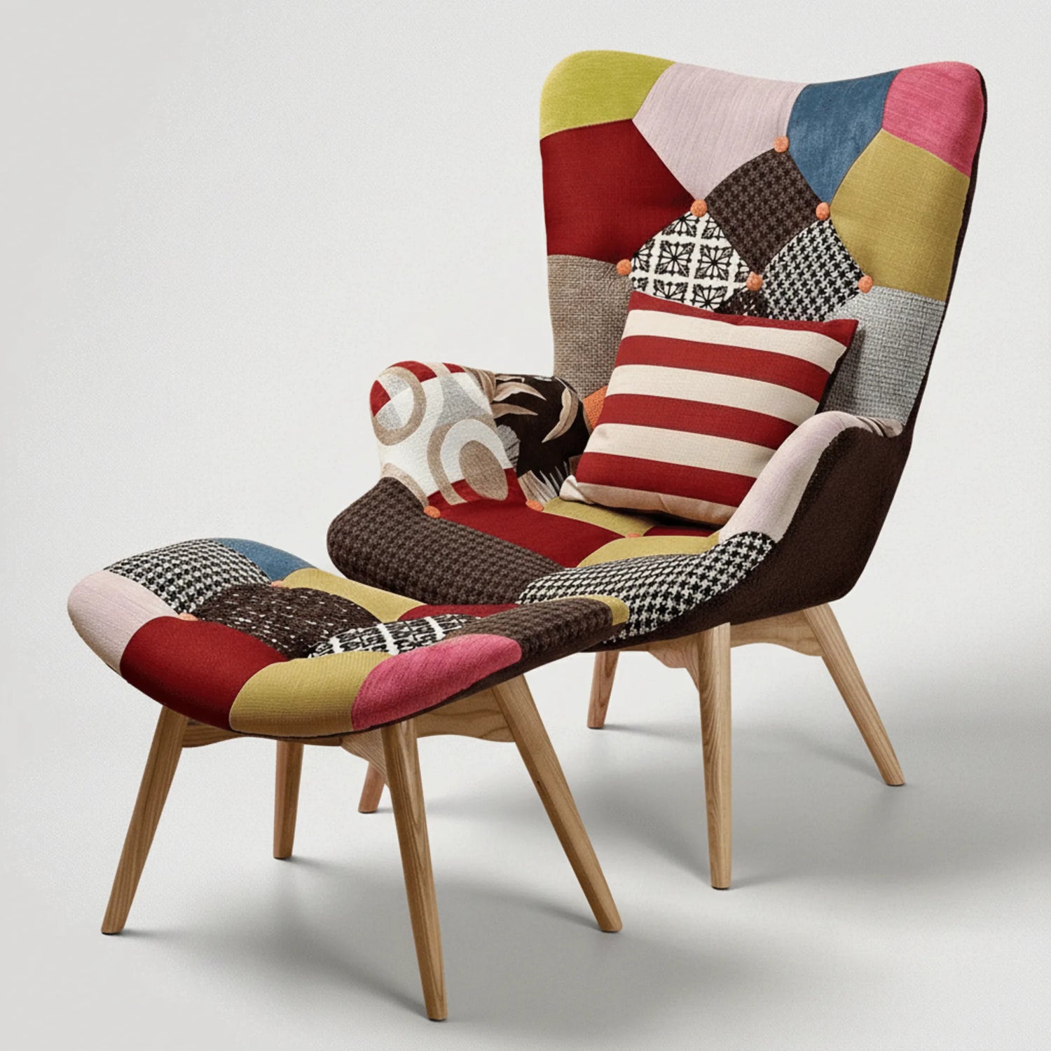 כורסא איכותית מעוצבת מבד 7854