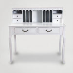 שידת כתיבה מעץ בצבע לבן דגם 7737