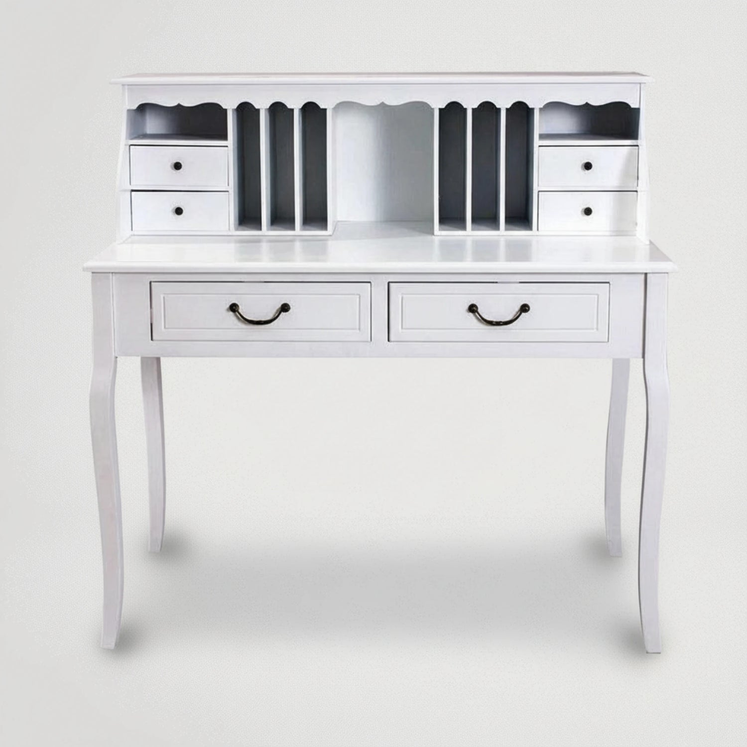 שידת כתיבה מעץ בצבע לבן דגם 7737