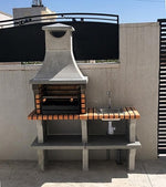 גריל אבן בנוי עם יחידת כיור דגם 6885 | המבורגר ברוס