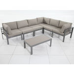 סט גינה סלון אלומיניום  מודולרי 34678 | המבורגר ברוס