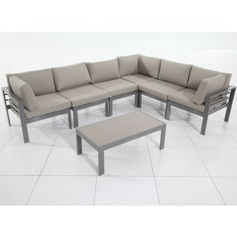 סט גינה סלון אלומיניום  מודולרי 34678 | המבורגר ברוס