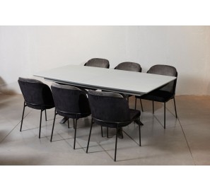 שולחן דמוי בטון נפתח 7676