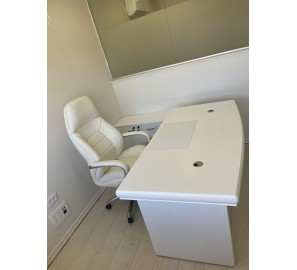 שולחן מנהלים לבן דגם 383119 לבן