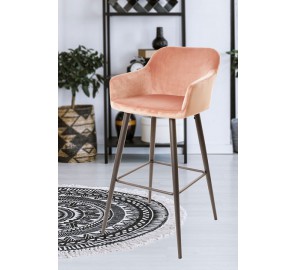 כיסא בר קטיפה  103*50*50 דגם 77384