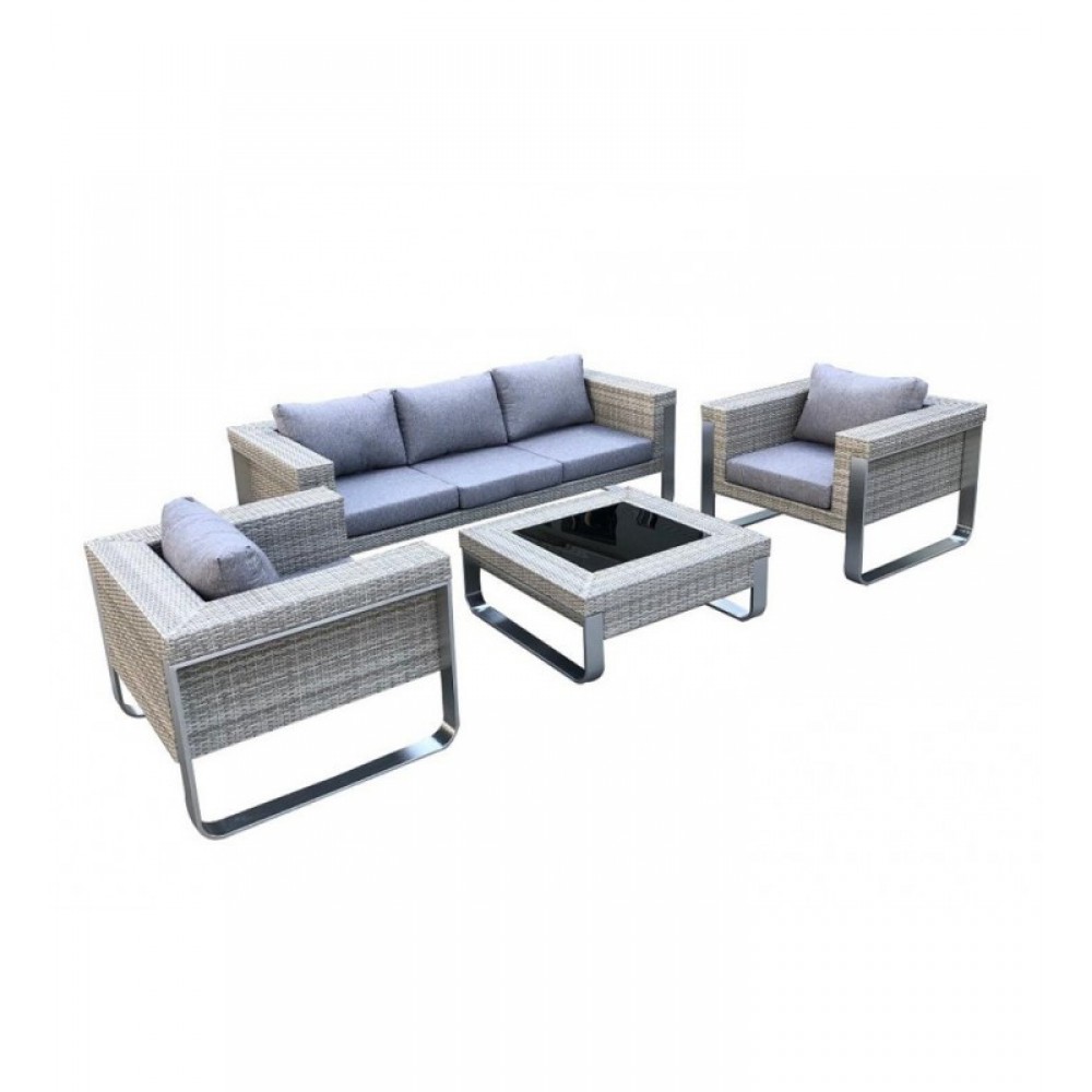 מערכת ישיבה דו מושבית מראטן סינטטי חזק ועמיד 500500