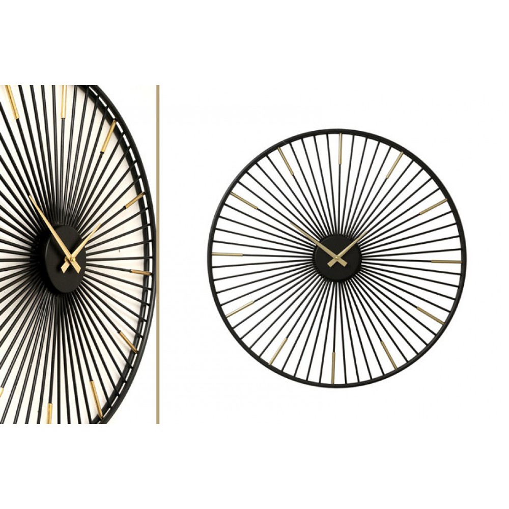 שעון מתכת שחור 642