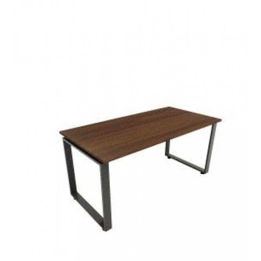 שולחן משרדי 70×160 פלטה עץ 28 ממ+רגלי חלון