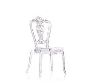 כיסא אולמות אירועים שקוף זכוכית 904