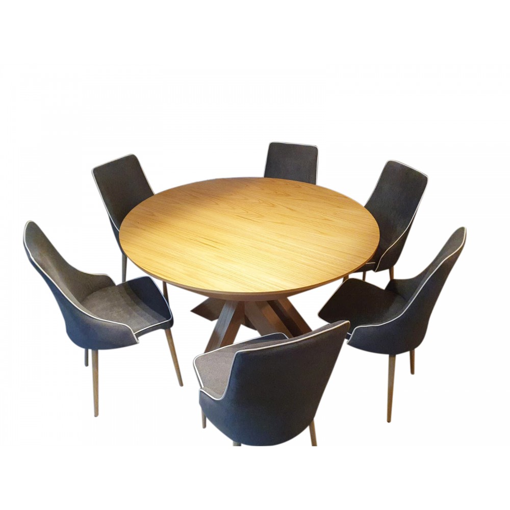 פינת אוכל מעוגלת ומעוצבת יפה 722189