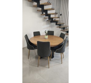  שולחן פינת אוכל  נפתח +6 כיסאות אלכס