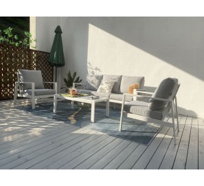 מערכת ישיבה תלת צבע לבן