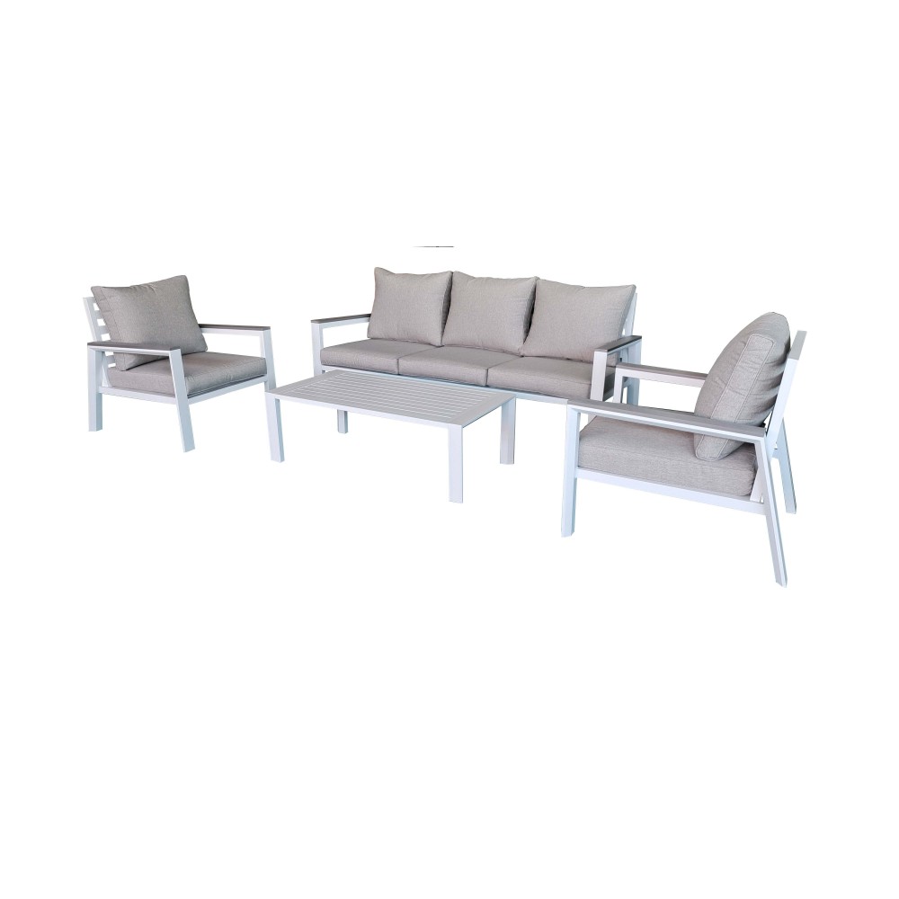  לבן  BORDEAUX מערכת ישיבה תלת דגם