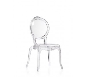 כיסא אולמות אירועים ופינת אוכל שקוף זכוכית 907