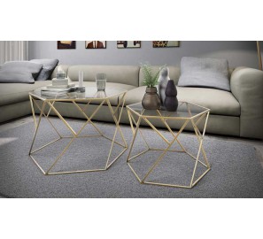 זוג שולחנות מעוצבים דגם רומני 7410