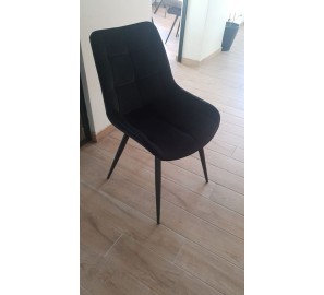 כיסא מרופד שחור 256