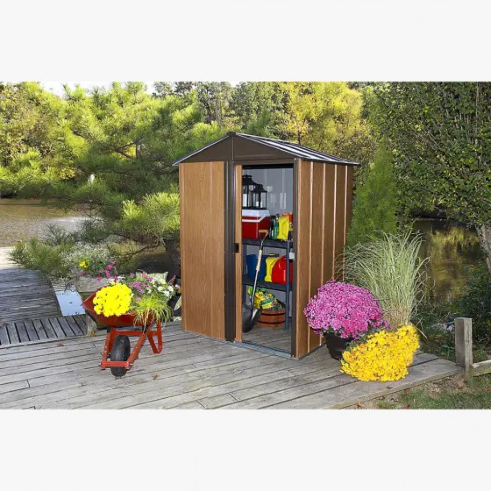 מחסן גינה ממתכת דמוי עץ 2225