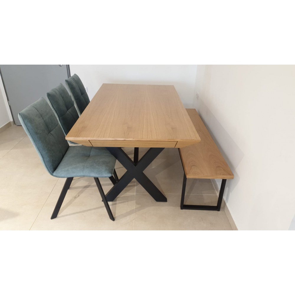 שולחן לפינת אוכל נפתח 200*100 8001