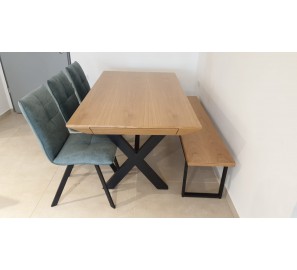 שולחן לפינת אוכל נפתח 200*100 8001