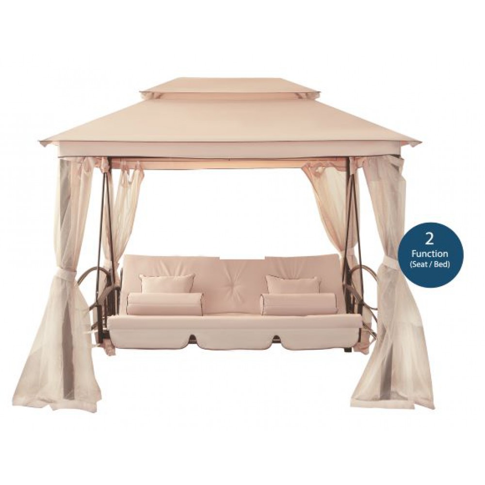 נדנדת גזיבו כוללת וילונות מפוארים 55900