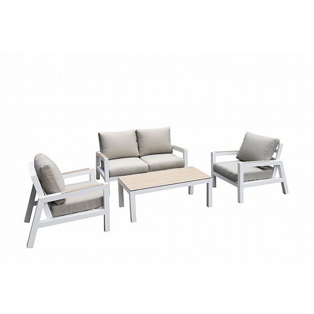 סט גינה דו מושבי עם שילוב עץ דגם 88516 סט גינה דו מושבי עם שילוב עץ דגם 88516