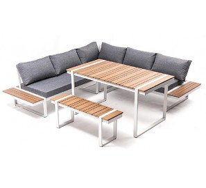 פינת אוכל / מערכת ישיבה לגינה דגם 7803