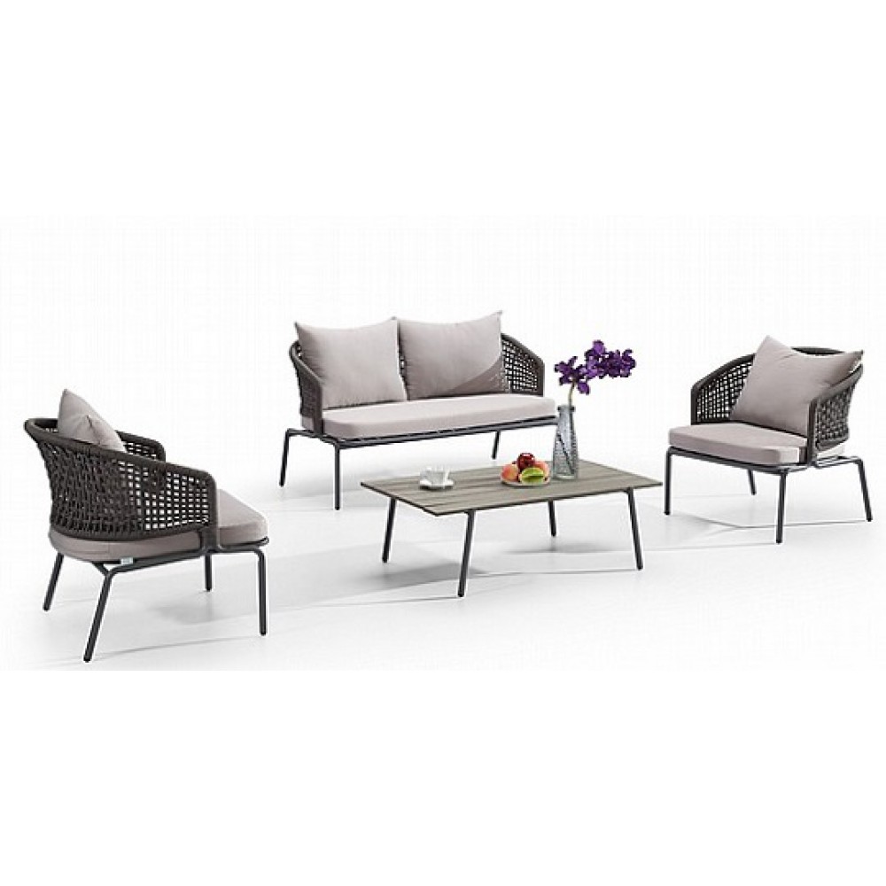 סט ישיבה אלומיניום ראטן דו מושבי דגם 6649 סט ישיבה אלומיניום ראטן דו מושבי דגם 6649