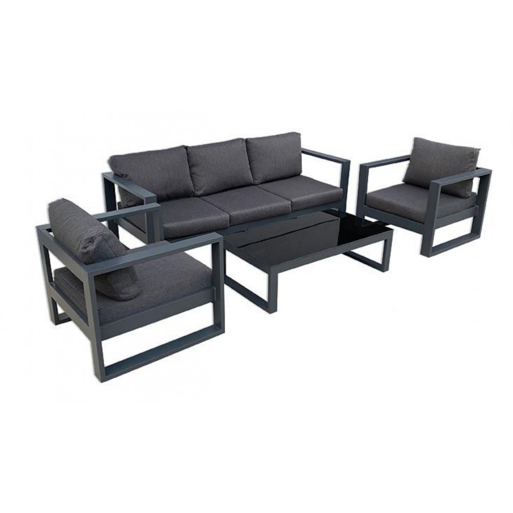 סט אלומיניום יוקרתי תלת מושבי 6658