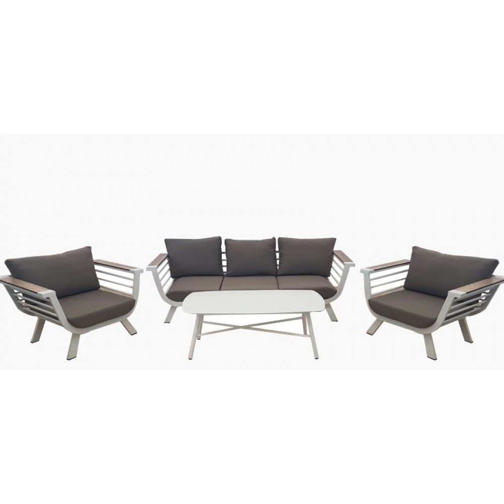 מערכת ישיבה סלונית מאלומיניום דגם 66477 מערכת ישיבה סלונית מאלומיניום דגם 66477