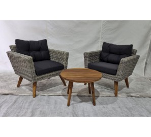 מערכת ישיבה זוגית אלגנטית ראטן 7791