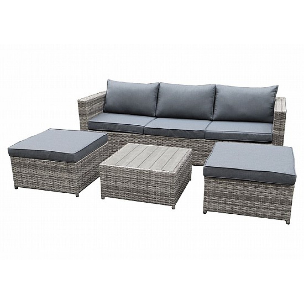 ספה ראטן מודולרית מתכווננת 3022