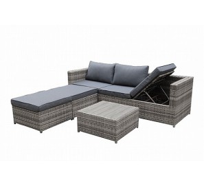 ספה ראטן מודולרית מתכווננת 3022