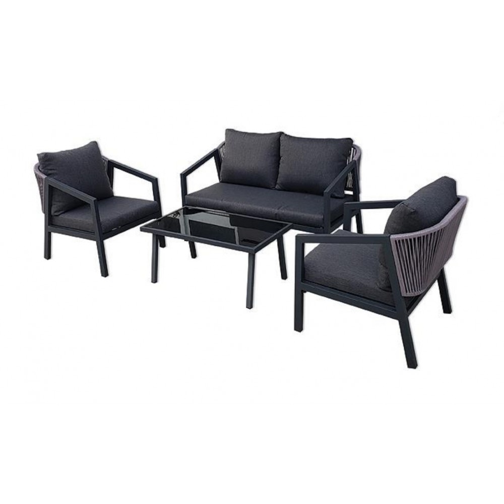 סט גינה יוקרתי מעוטר חבלים 6657 סט גינה יוקרתי מעוטר חבלים 6657